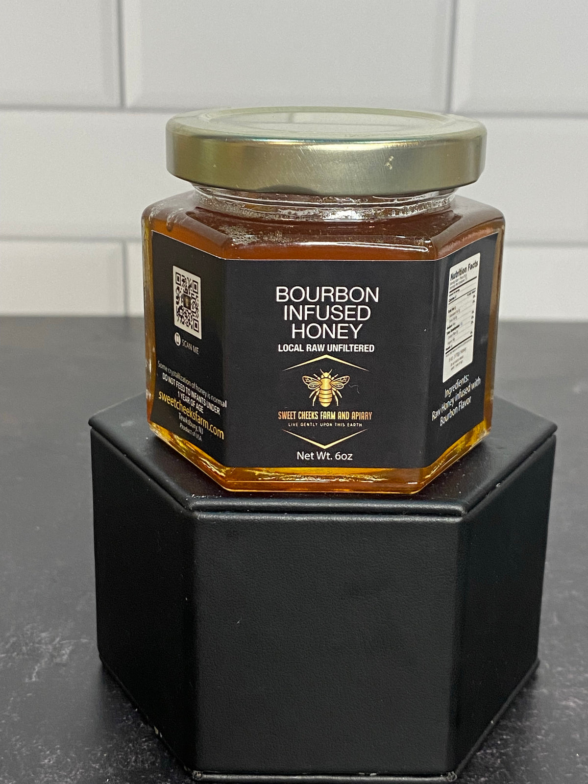 Bourbon Honey (6 oz hex)