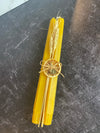 Pair of Beeswax Tapers Gift Packaged