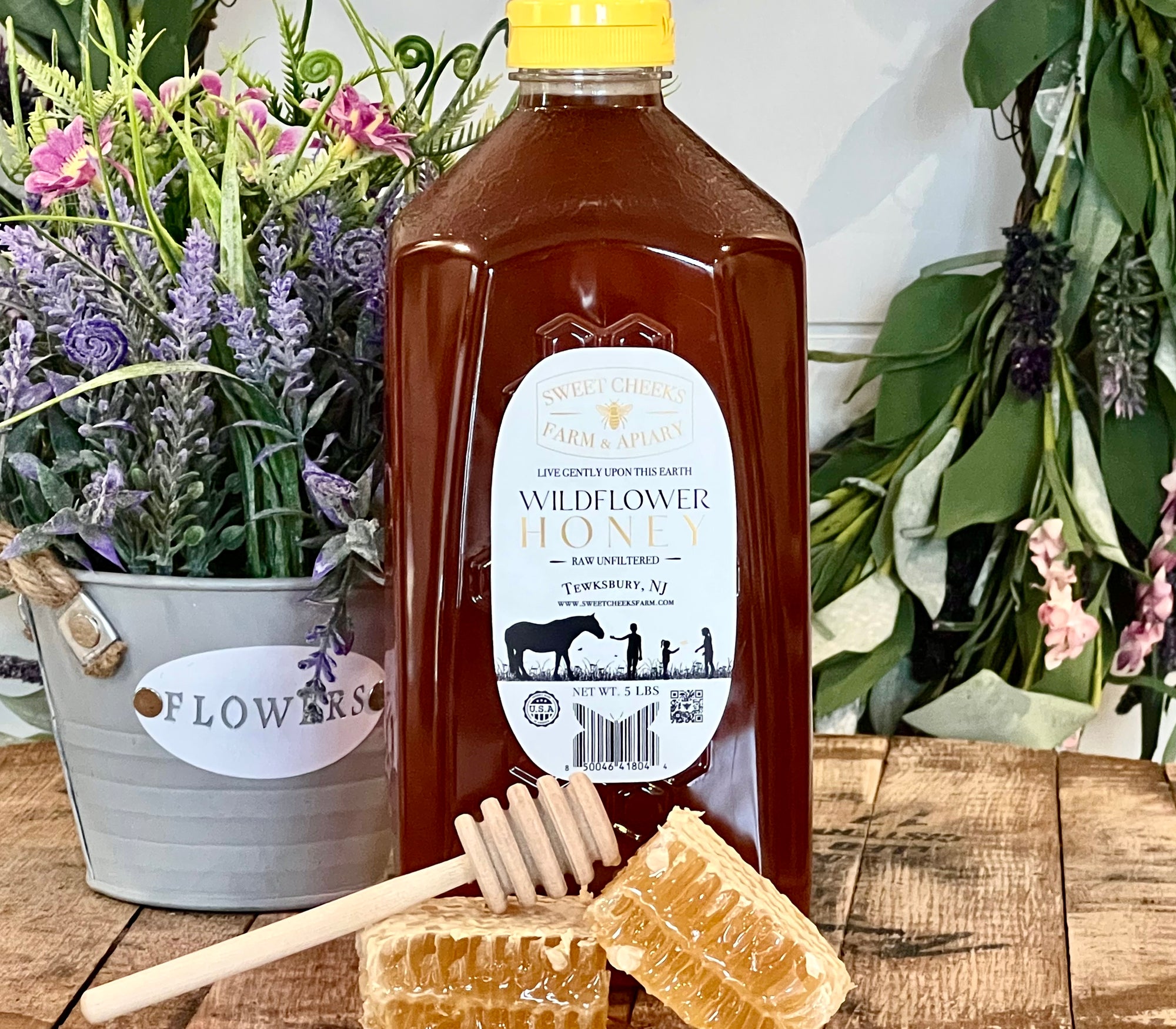 送料無料格安 ワイルドフラワーハニー（5ポンド） Straughn Honey Wildflower Honey (5 lb)：Glomarket 